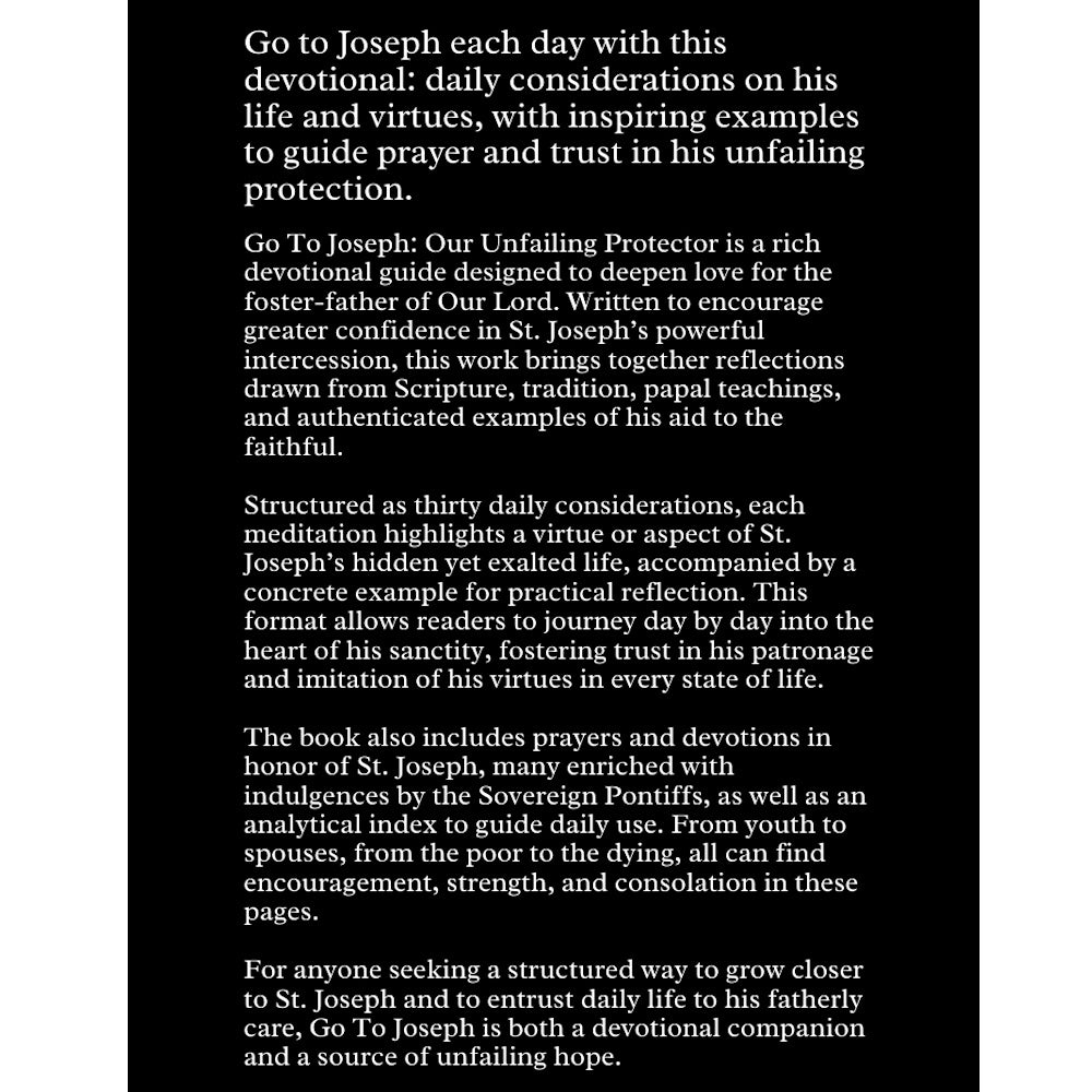 Go To Joseph: Our Unfailing Protector (Hardcover, Paperback & eBook)