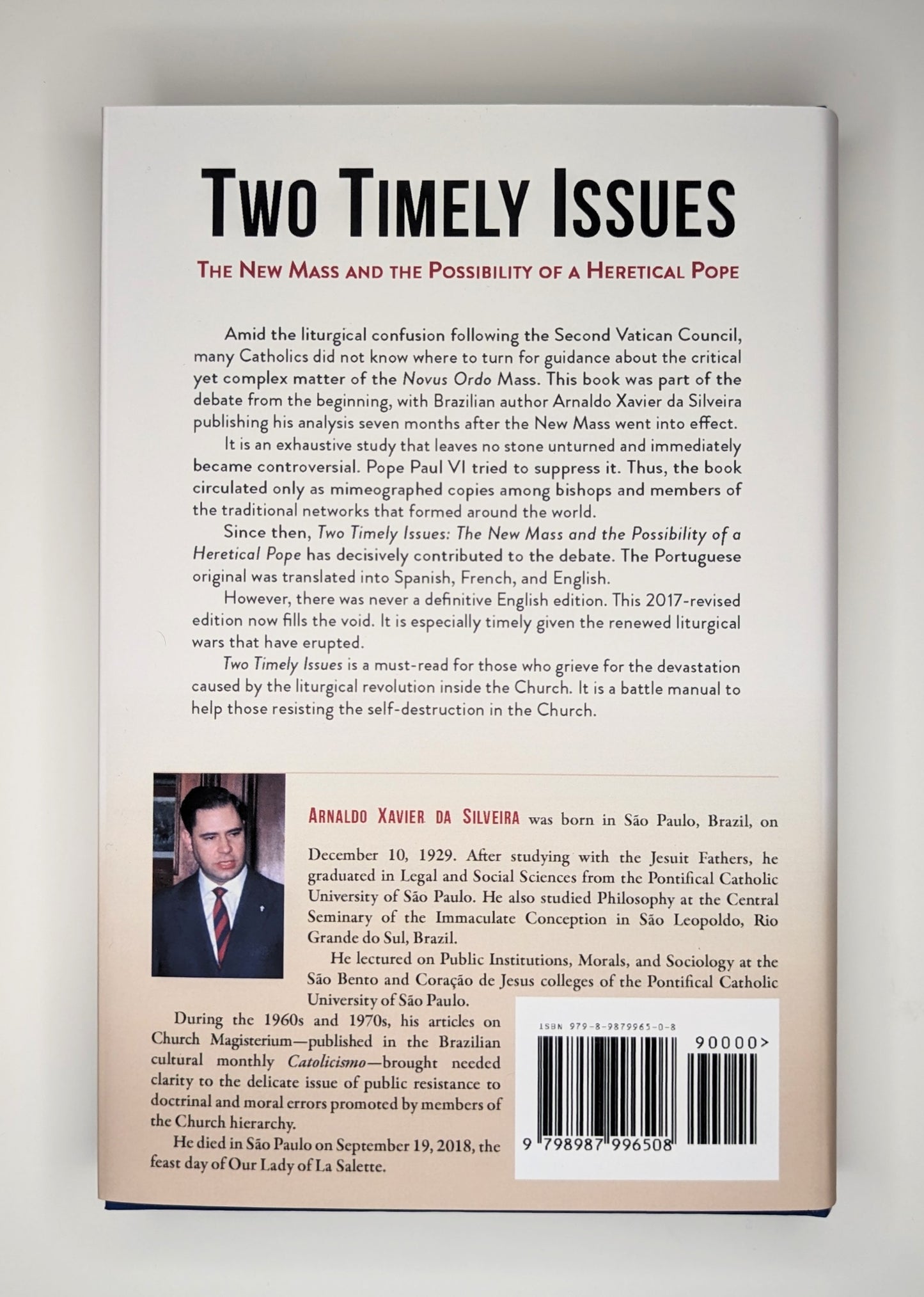 Two Timely Issues: The New Mass and the Possibility of a Heretical Pope