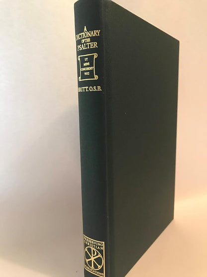 A Dictionary of the Psalter