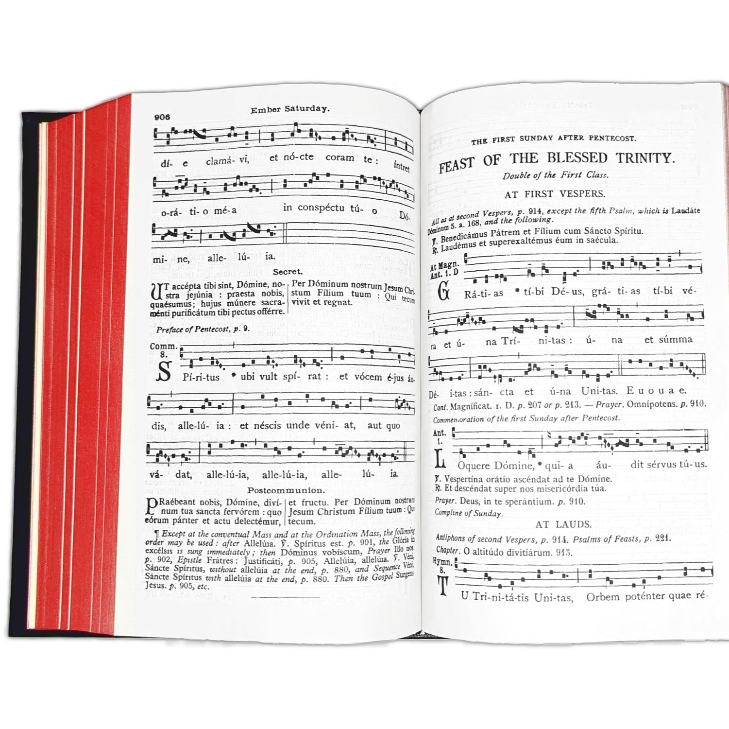 Liber Usualis 1962 Rubrics (Latin Chant with Gregorian Notation