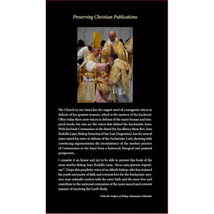 Holy Communion by Bishop Juan Rodolfo Laise (Seconds)